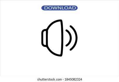volume icon or logo isolated sign symbol vector illustration - high quality black style vector icons.