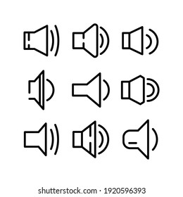 volume icon or logo isolated sign symbol vector illustration - Collection of high quality black style vector icons
