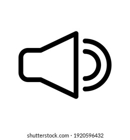 icono de volumen o logotipo símbolo de signo aislado ilustración vectorial de alta calidad estilo negro iconos vectoriales
