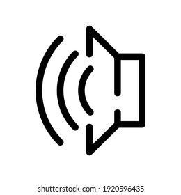icono de volumen o logotipo símbolo de signo aislado ilustración vectorial de alta calidad estilo negro iconos vectoriales
