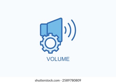 Volume Icon Or Logo Isolated Vector Illustration