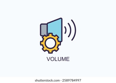 Volume Icon Or Logo Isolated Vector Illustration