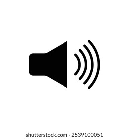 Volume icon logo sign set vector outline