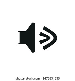 Volume icon. Media player symbol