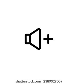 Icono de volumen, icono de esquema para aplicaciones web y móviles