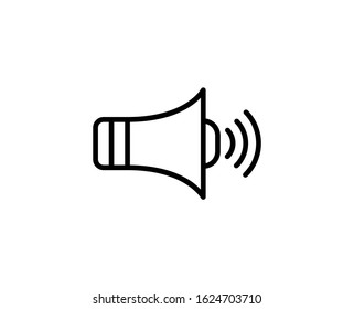 Volume icon set. Collection of high quality outline web pictograms in modern flat style. Black Volume symbol for web design and mobile app on white background. Line logo EPS10