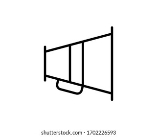 Conjunto de iconos de volumen. Colección de pictogramas web de alta calidad en estilo plano moderno. Símbolo de volumen negro para diseño web y aplicación móvil sobre fondo blanco. Logo de línea EPS10