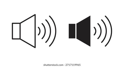 Diseños de Vector de silueta de icono de volumen. Trazos editables