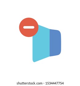 Volume icon, Social media multimedia apps communication digital marketing and internet theme Vector illustration