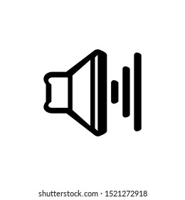 Volume icon. Sound off sign.  Audio music symbol