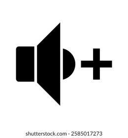 Volume icon. Sound symbol icon, listen, tone for application