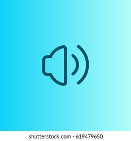 Volume icon. Sound vector