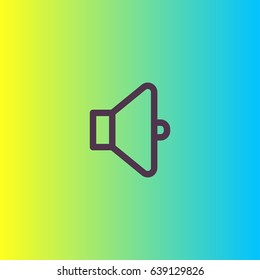 Volume icon. Sound vector