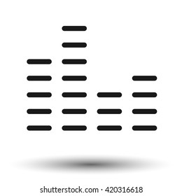 Volume icon. Sound volume vector icon. Flat icon of volume.