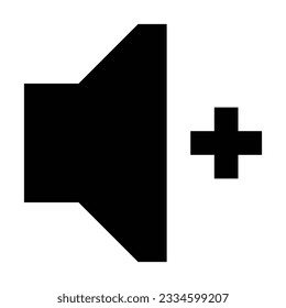 Volume Up icon. Suitable for website UI design