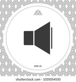 Volume icon symbol
