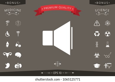 Volume icon symbol