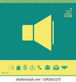 Volume icon symbol