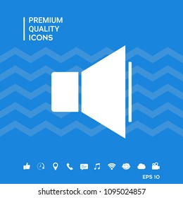 Volume icon symbol