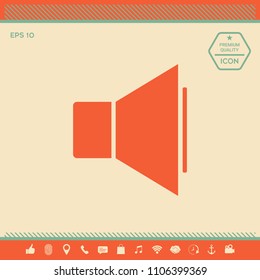 Volume icon symbol