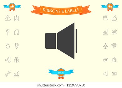 Volume icon symbol