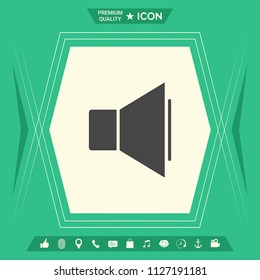 Volume icon symbol