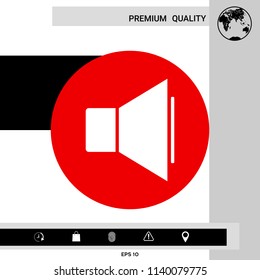 Volume icon symbol