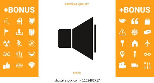 Volume icon symbol