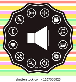 Volume icon symbol