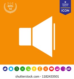Volume icon symbol