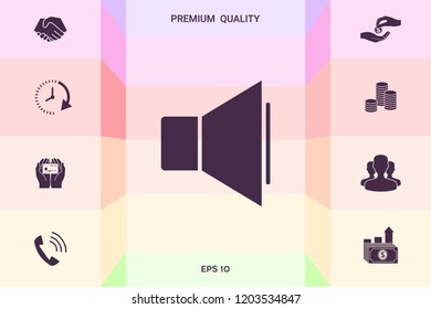 Volume icon symbol