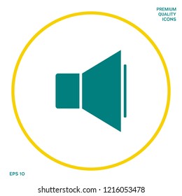 Volume icon symbol. Graphic elements for your design