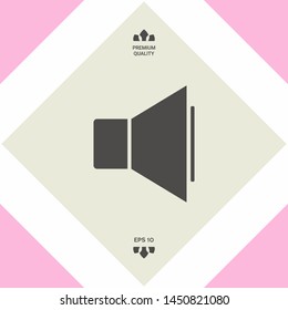 Volume icon symbol. Graphic elements for your design
