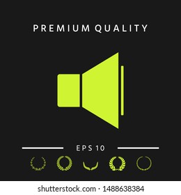 Volume icon symbol. Graphic elements for your design