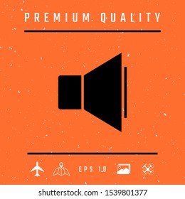 Volume icon symbol. Graphic elements for your design