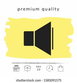 Volume icon symbol. Graphic elements for your design