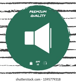 Volume icon symbol. Graphic elements for your design