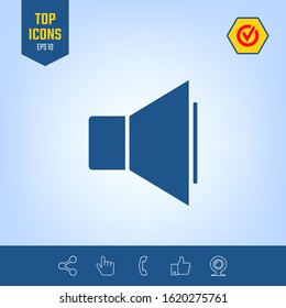 Volume icon symbol. Graphic elements for your design