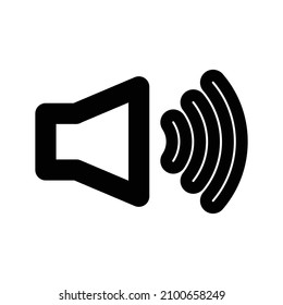 Icono de volumen. Vector del sonido.