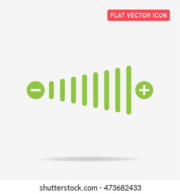 Volume icon. Vector concept illustration for design.