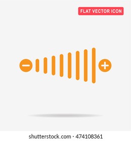 Volume icon. Vector concept illustration for design.