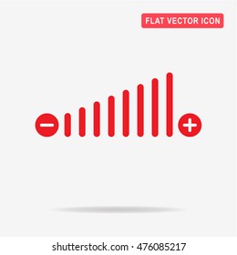 Volume icon. Vector concept illustration for design.