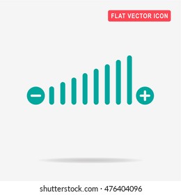 Volume icon. Vector concept illustration for design.