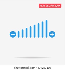 Volume icon. Vector concept illustration for design.