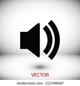Volume icon, Vector EPS 10 illustration style