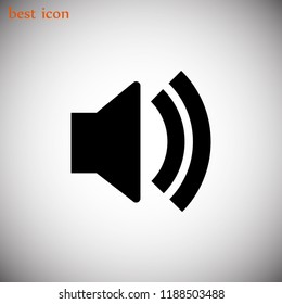 Volume icon, Vector EPS 10 illustration style