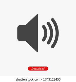 Volume icon vector eps 10