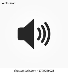 Vector de icono de volumen eps 10