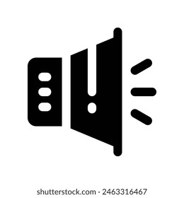 volume icon. vector glyph icon for your website, mobile, presentation, and logo design.