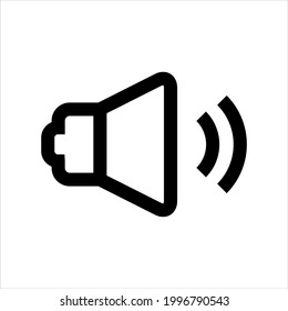 Volume icon vector graphic illustration